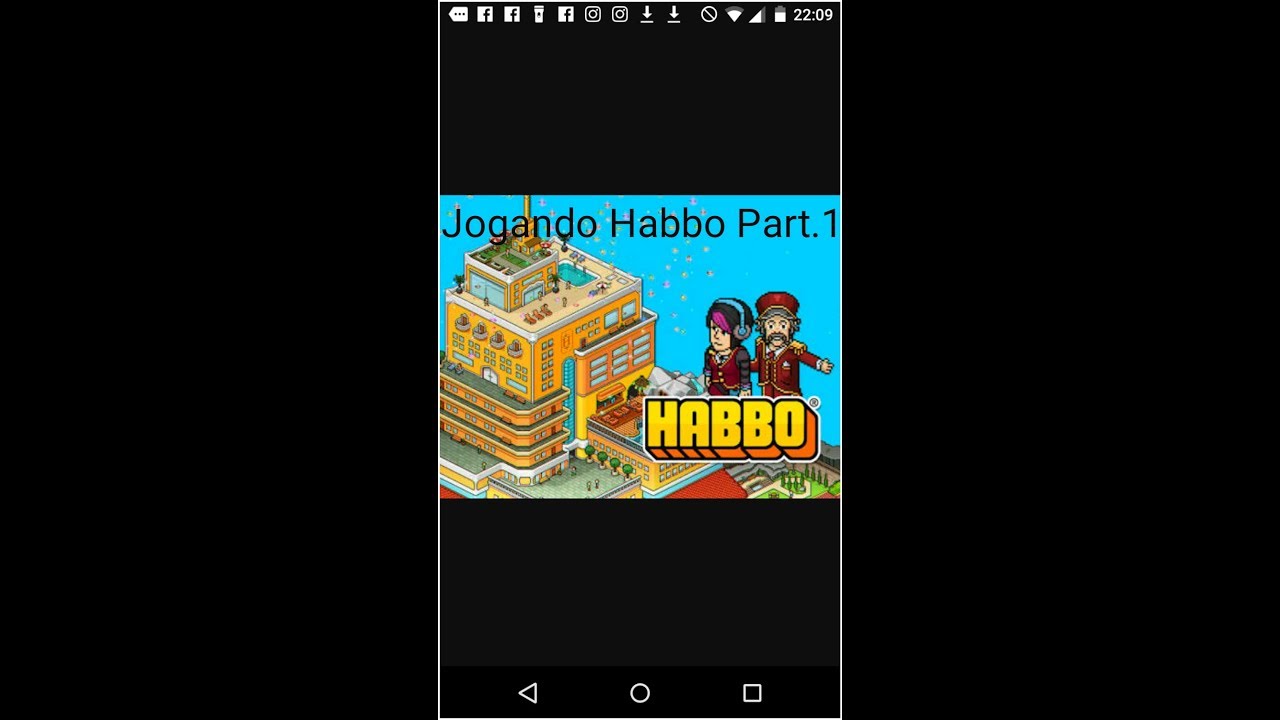 Jogando Habbo Hotel - Part-1