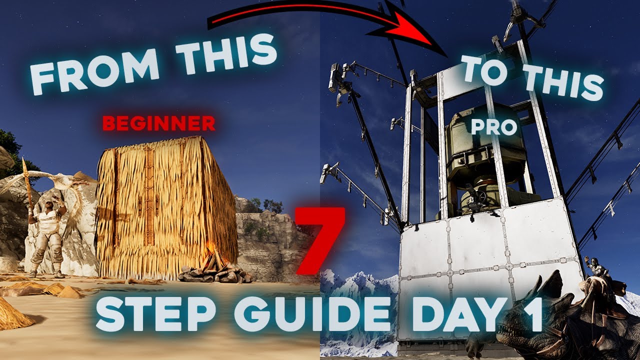 7 PVP Tips / TRICKS for the ULTIMATE Day 1 In Ark Survival Ascended! Step by Step Guide TUTORIAL!