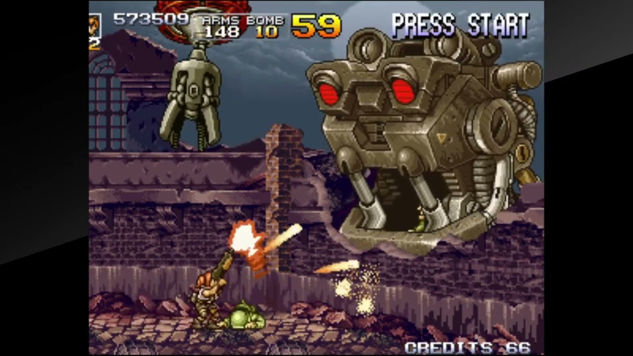 metal slug 4 y'a de la casse.