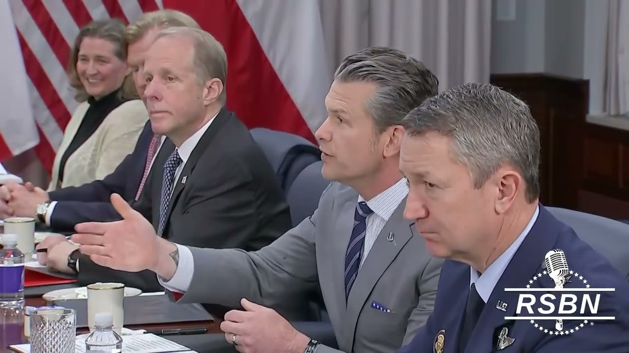WATCH: Secretary Hegseth hosts Bilateral Meeting with Polish Defense Minister at Pentagon. - 5/2728