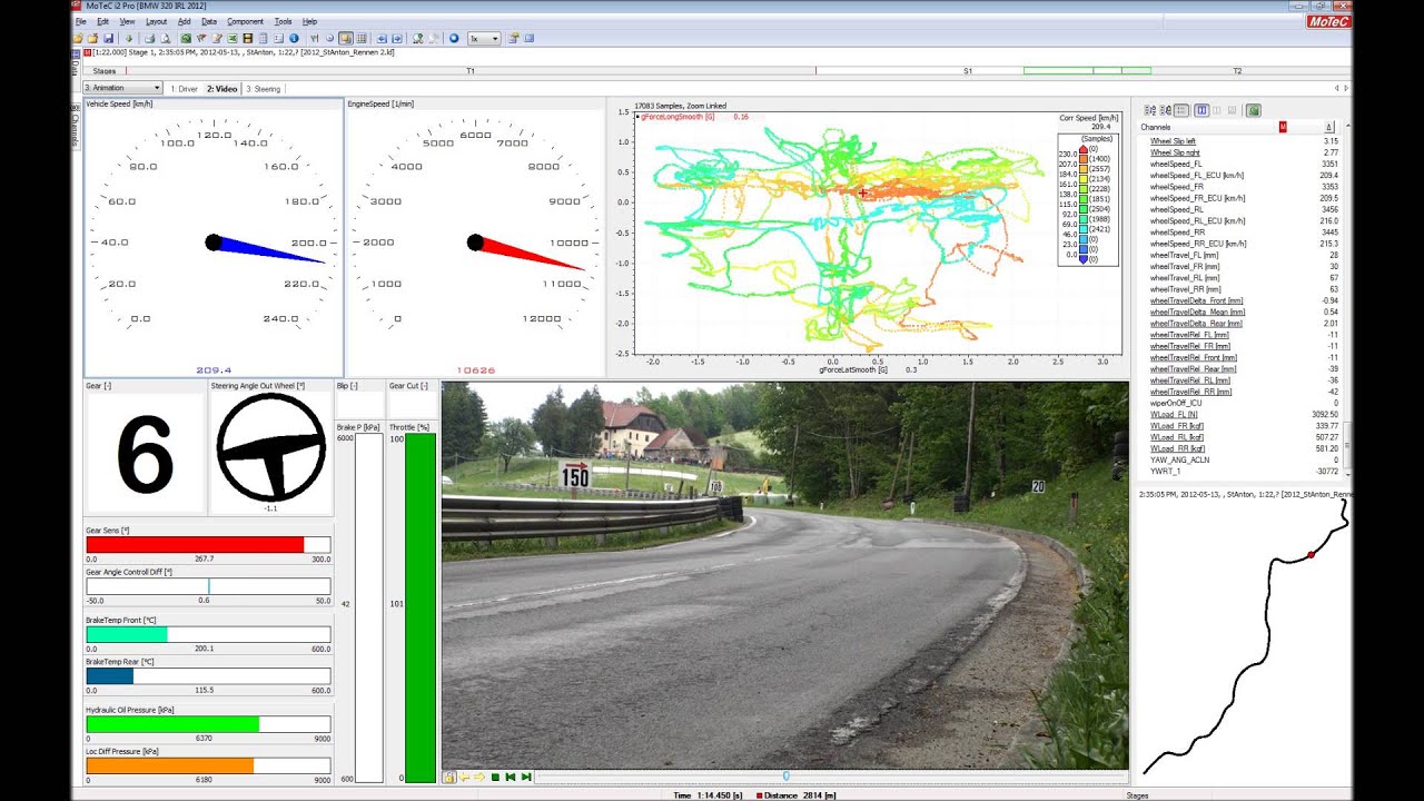 Erich Edlinger BMW 320 IRL evo - with data recording