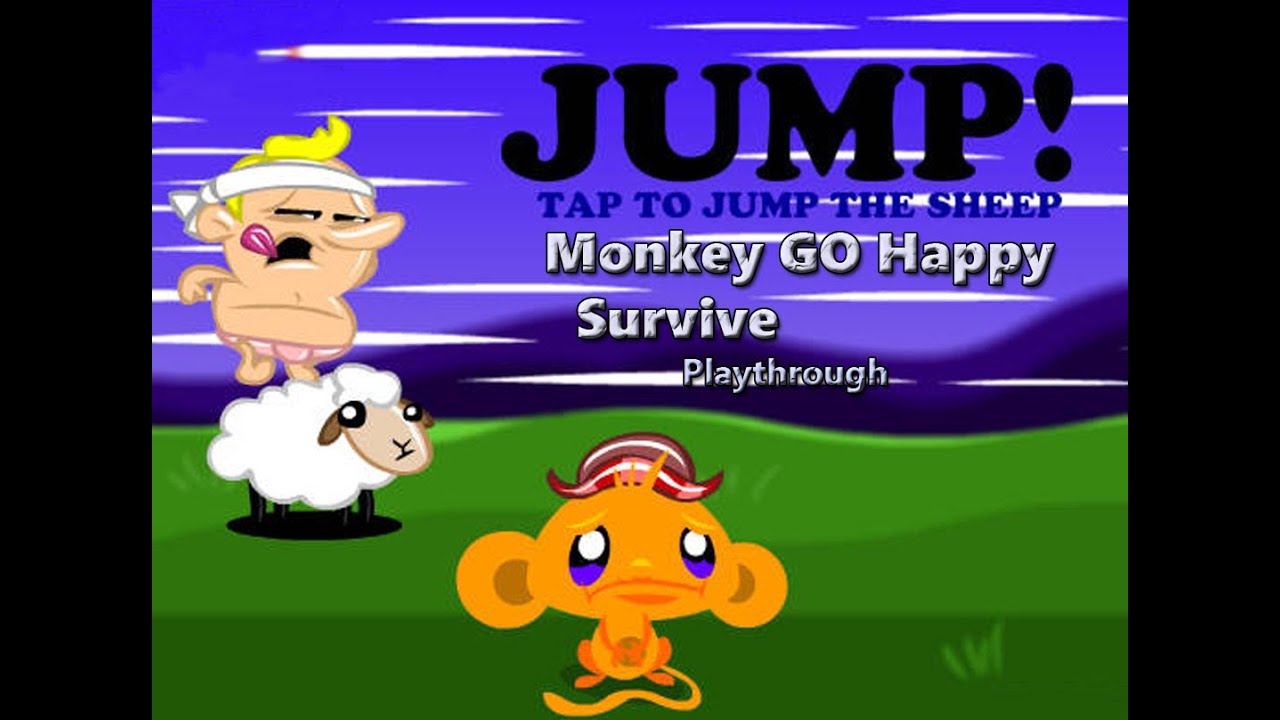 Monkey GO Happy Survive - Walkthrough