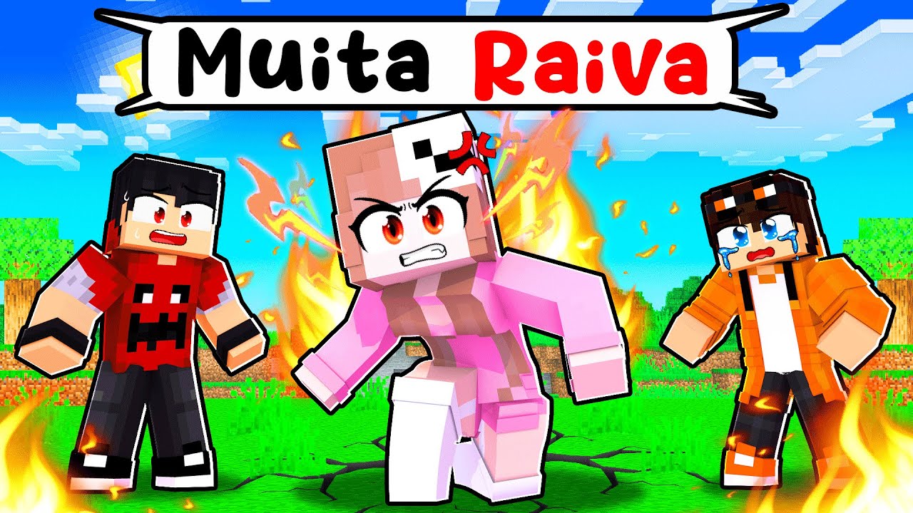 LAYSA está COM MUITA RAIVA no MINECRAFT!