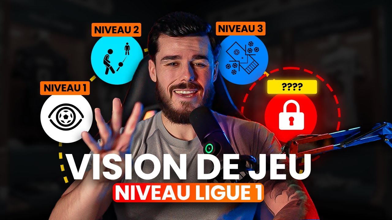 4 EXERCICES Avoir La VISION Et L'INTELLIGENCE De JEU D'un Footballeur PRO ⚽️