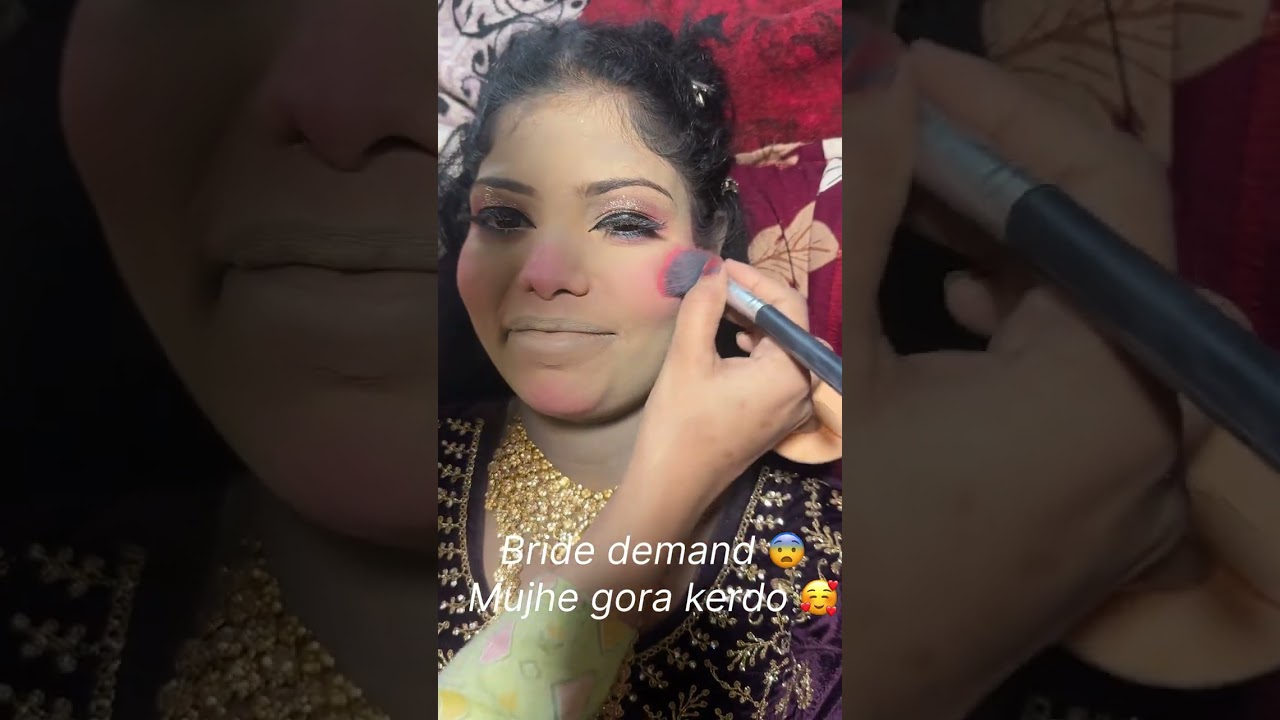 📍Bhiwanndi | bride shocked 🤯 | bride heavy demand 🥰white base n heavy hairstyle let’s see #bride#fyp