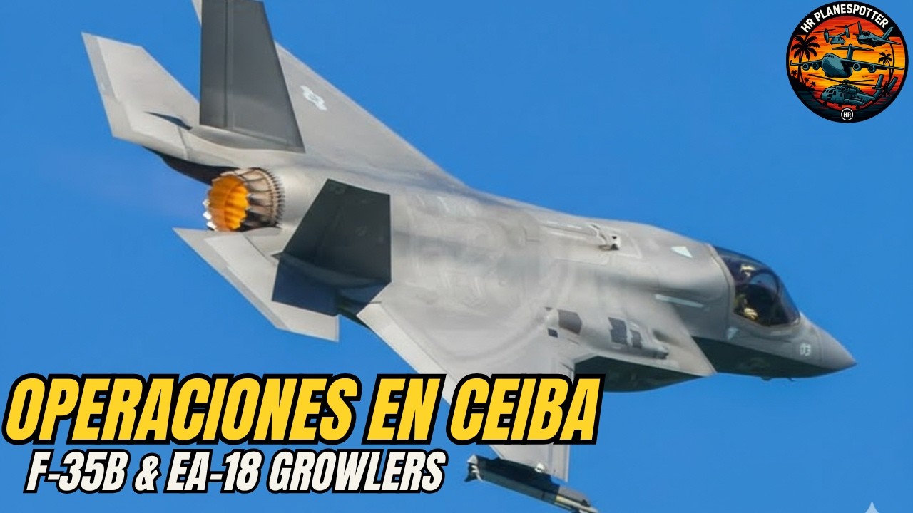 F-35B y EA-18G en Puerto Rico | Misiones de Reconocimiento en Ceiba
