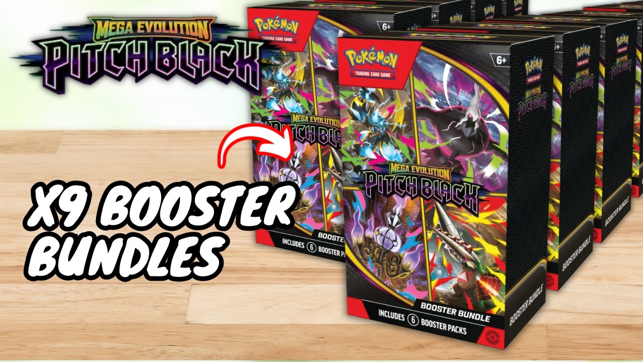 Opening And Weighing 9x Pitch Black Booster Bundles