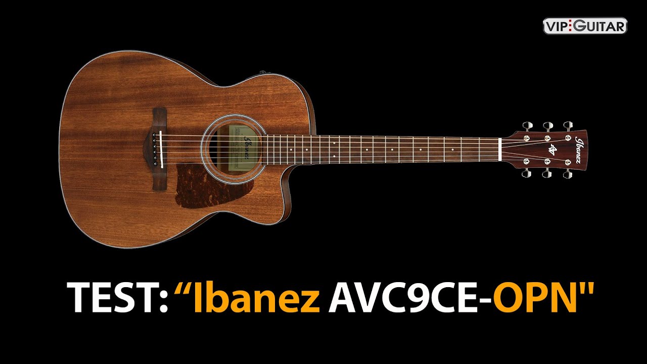 Gitarre Test: Ibanez AVC9CE-OPN Artwood Vintage