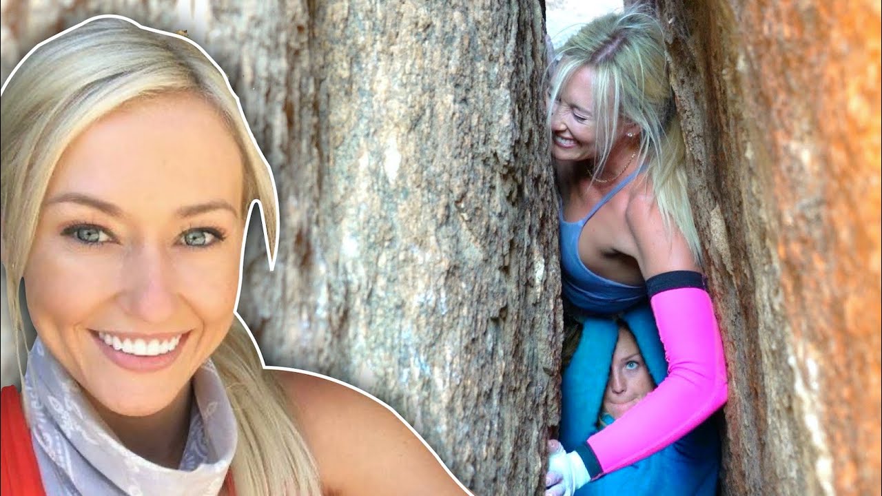 Sierra Blair-Coyle Battles with Offwidth Climbing