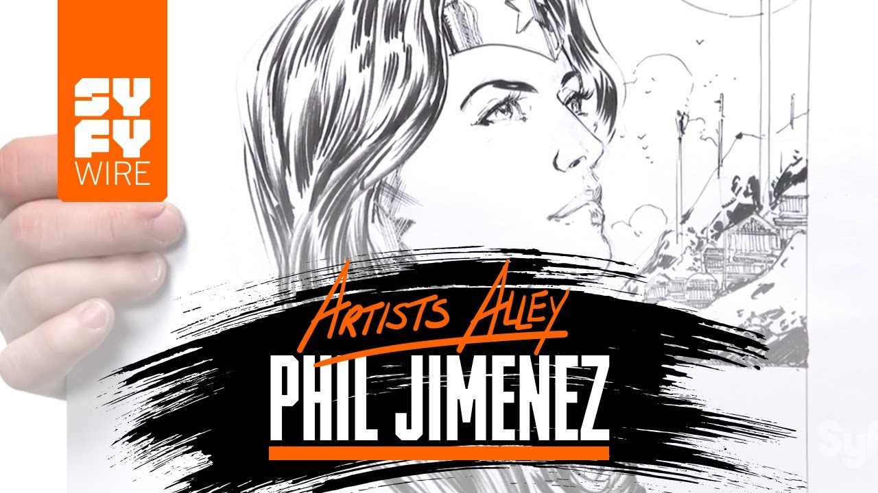 Phil Jimenez Sketches Wonder Woman (Artists Alley) | SYFY WIRE