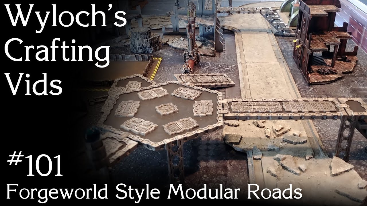 Дороги Forgeworld своими руками для Warhammer 40k