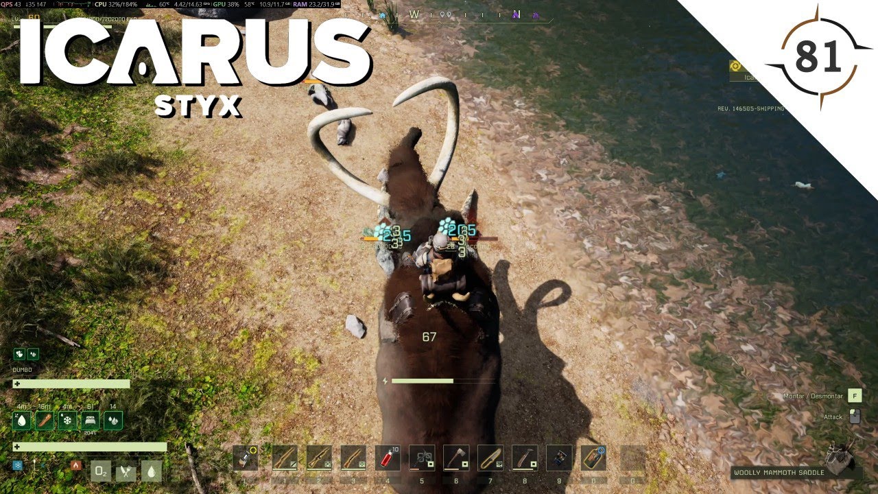 TESTANDO O DANO DOS MAMUTES 🦣 ICARUS Gameplay PT-BR EP81