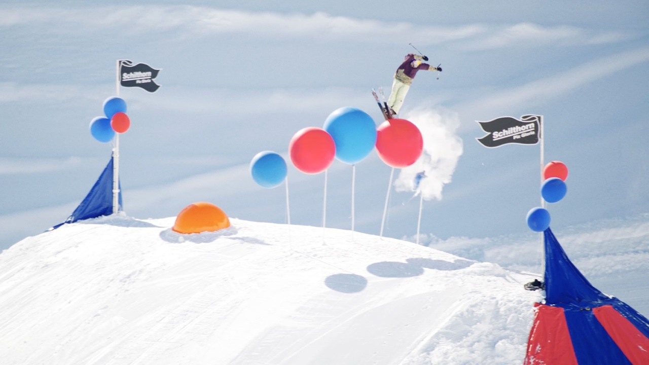 Skiing Circus Tricks with Fabian B&ouml;sch!