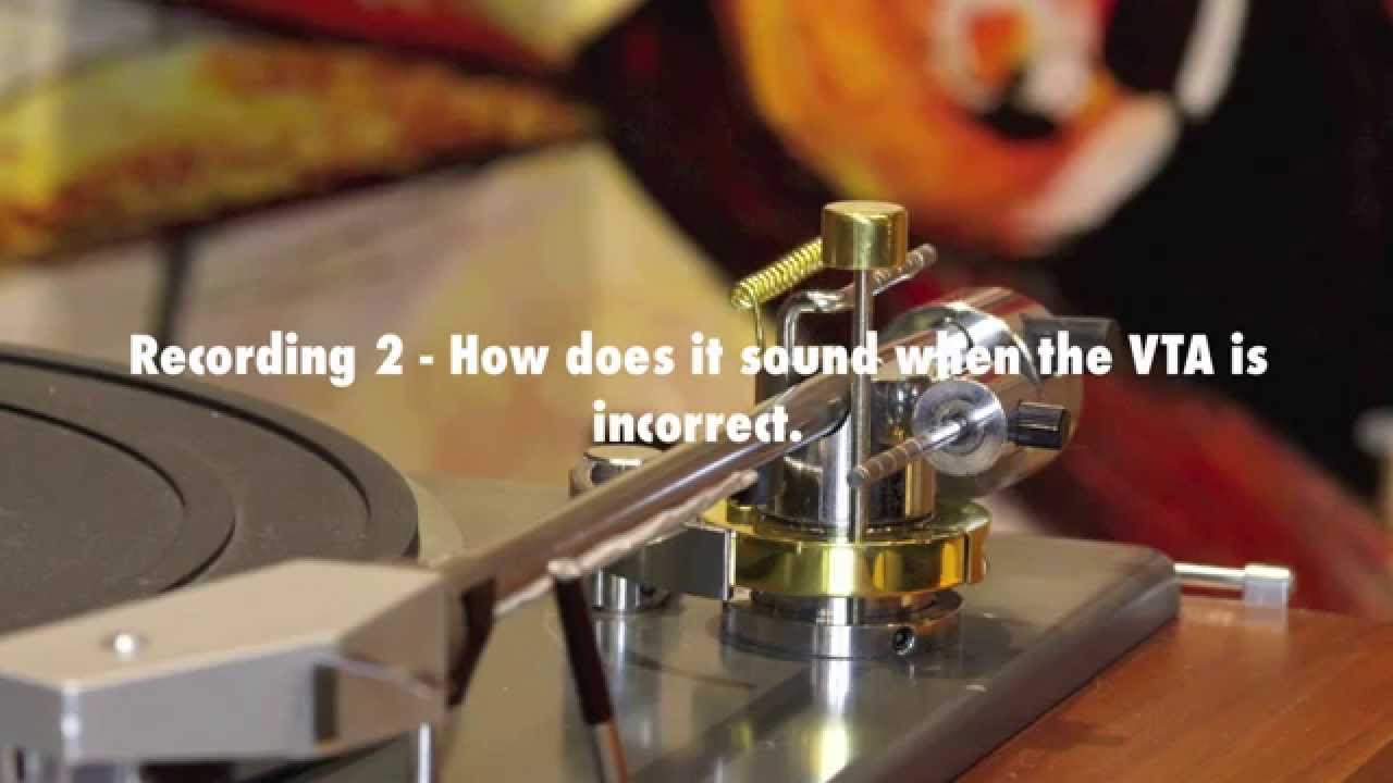Part 2 - Wrong VTA Setting example on Lenco L75