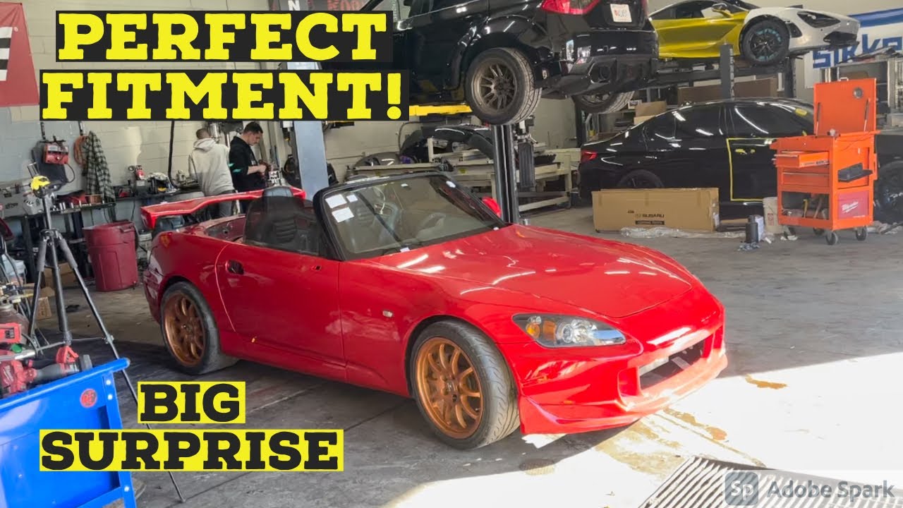 Installing Tein lowering springs on our S2000 Project!