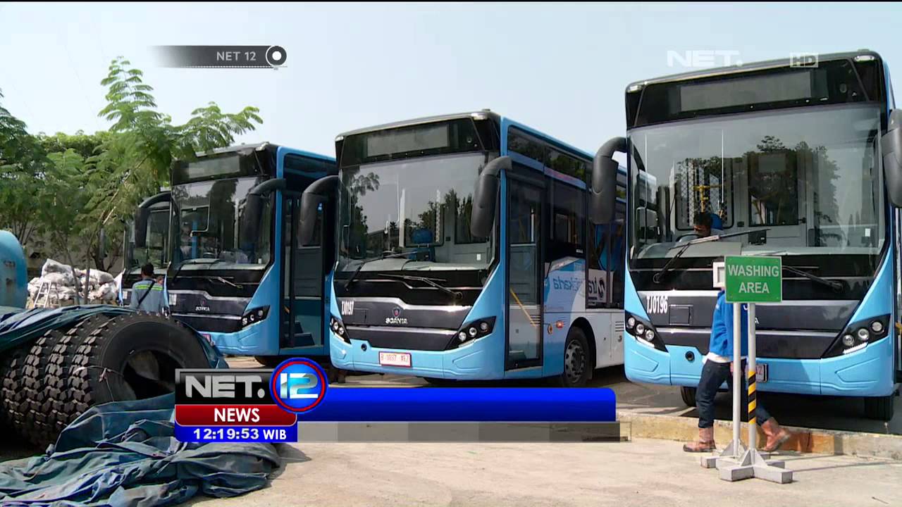 Puluhan Bus Transjakarta Baru yang Ramah Lingkungan - NET12