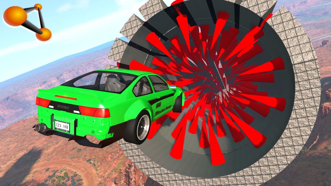 BeamNG.drive - Destructive Spiked Pipe
