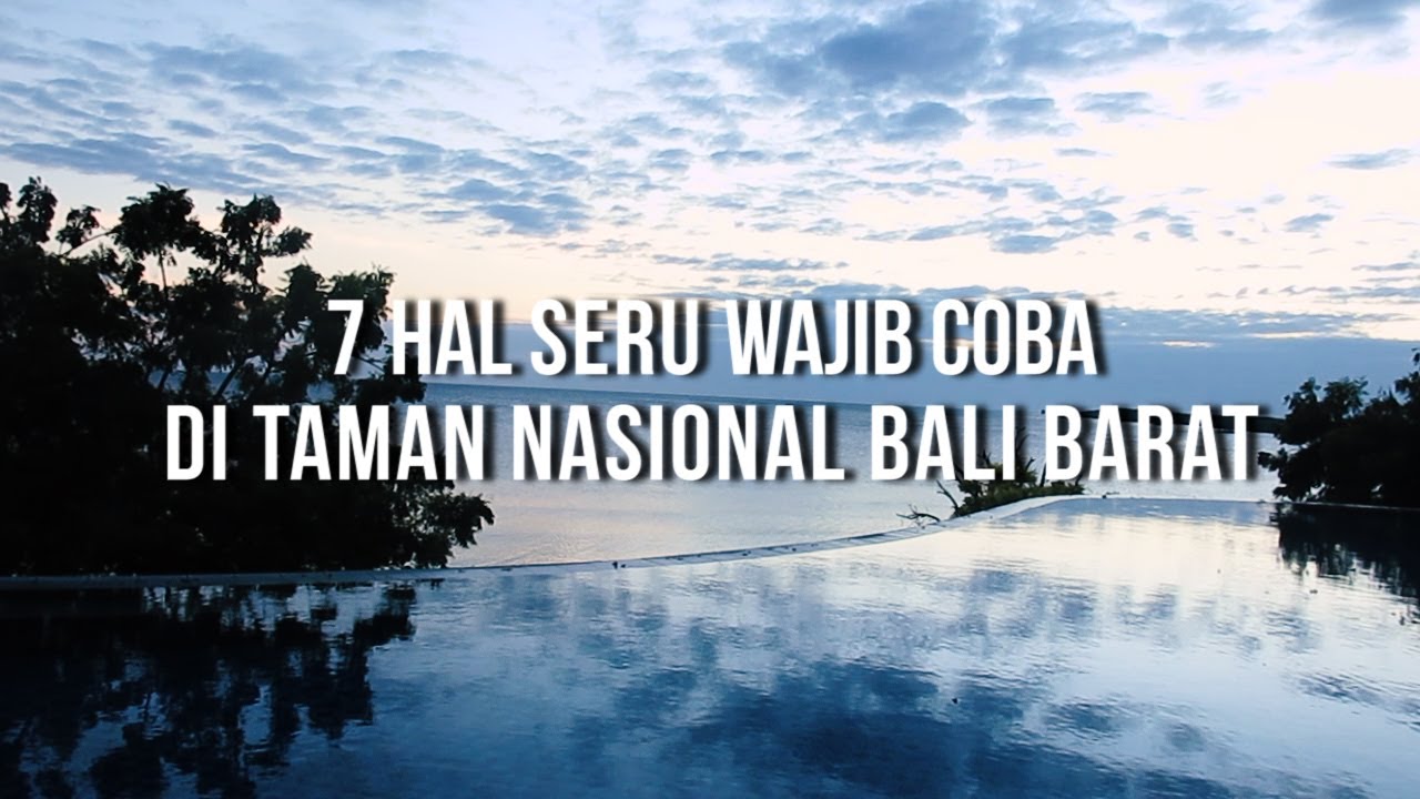 7 Hal Seru Wajib Coba di Taman Nasional Bali Barat