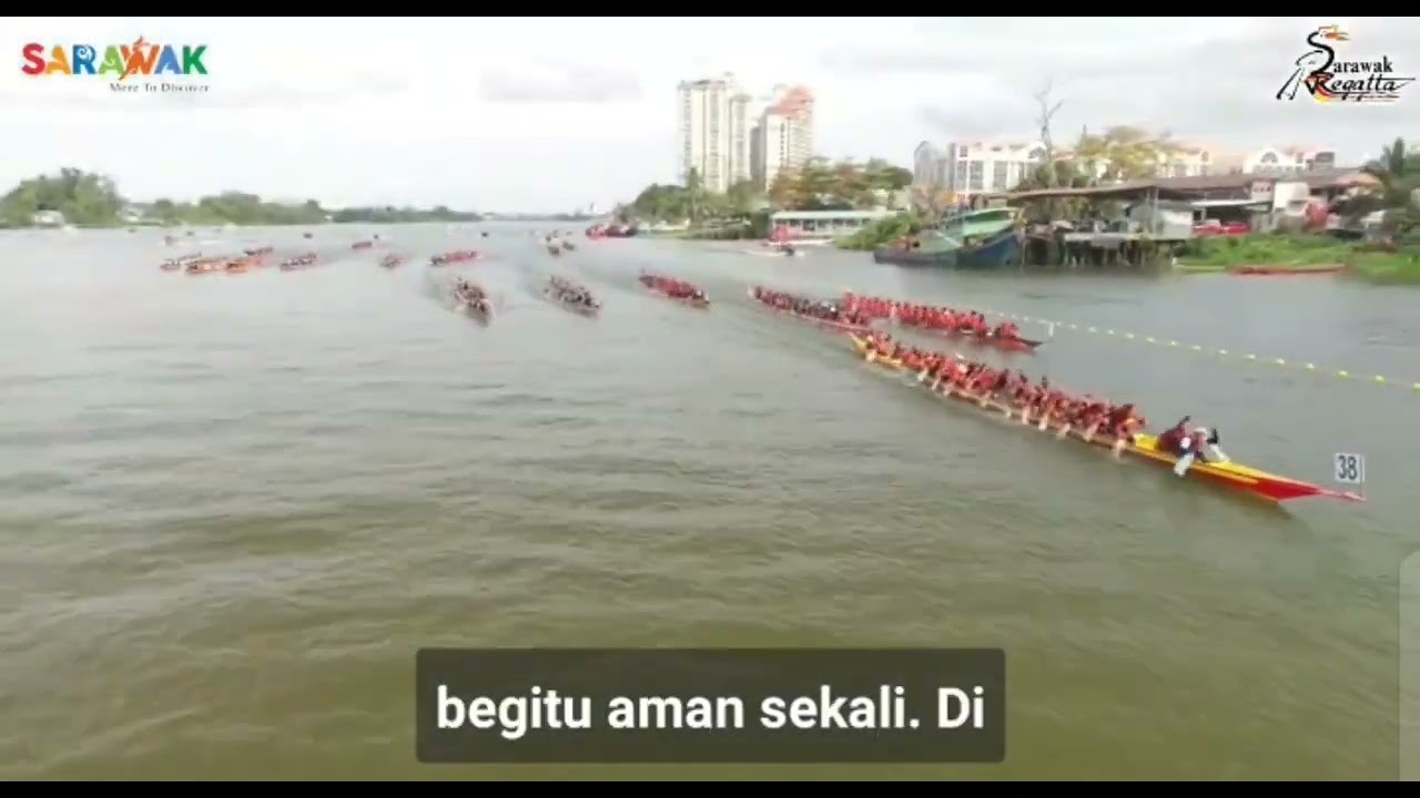 Landas Azam Kasihnya Warisan Dinobatkan  Raja Sungai Regata Sungai Sarawak 2025‼️