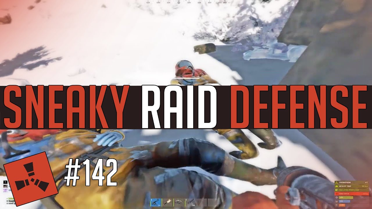 Sneaky Raid Defense! (Rust Highlights #142)
