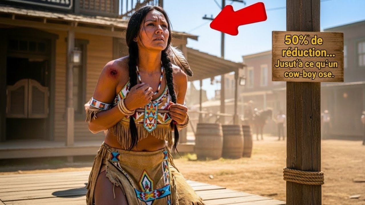 50 % de réduction… Personne ne voulait enchérir sur l’esclave apache, jusqu’à ce qu’un cow-boy ose