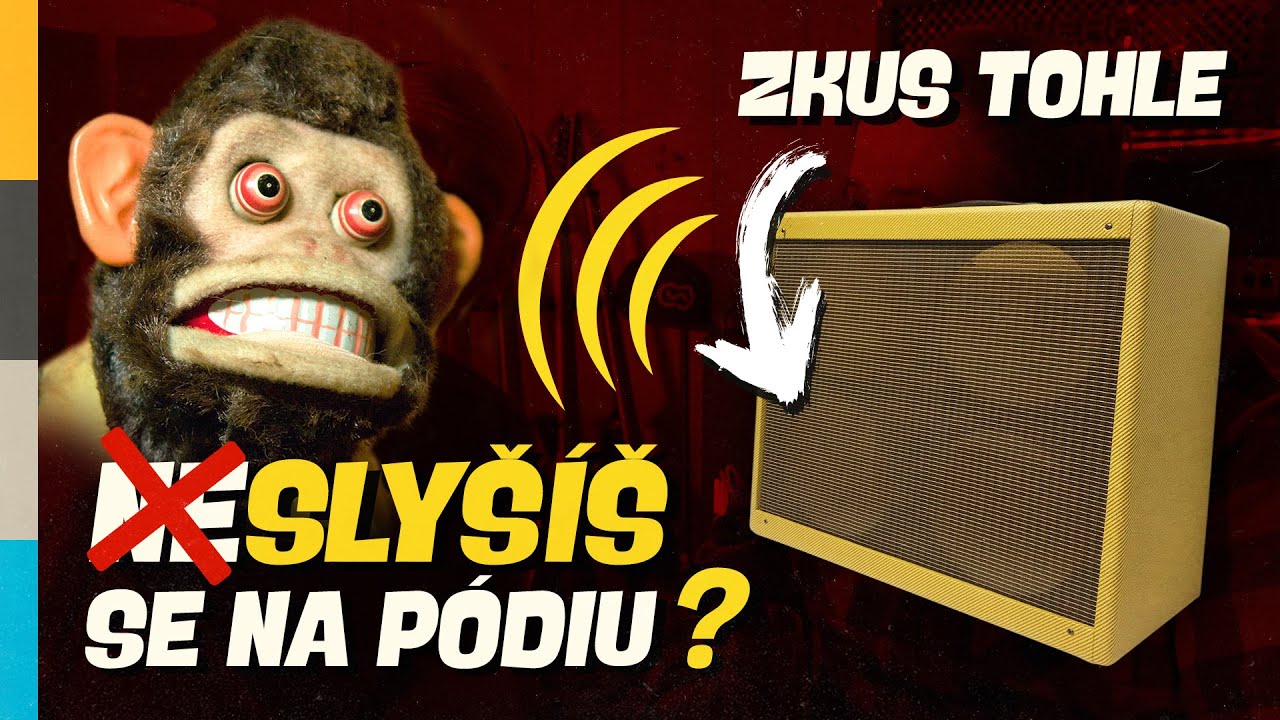 LEPŠÍ ZVUK pro kytarové KOMBO nebo REPROBOX (na pódiu)