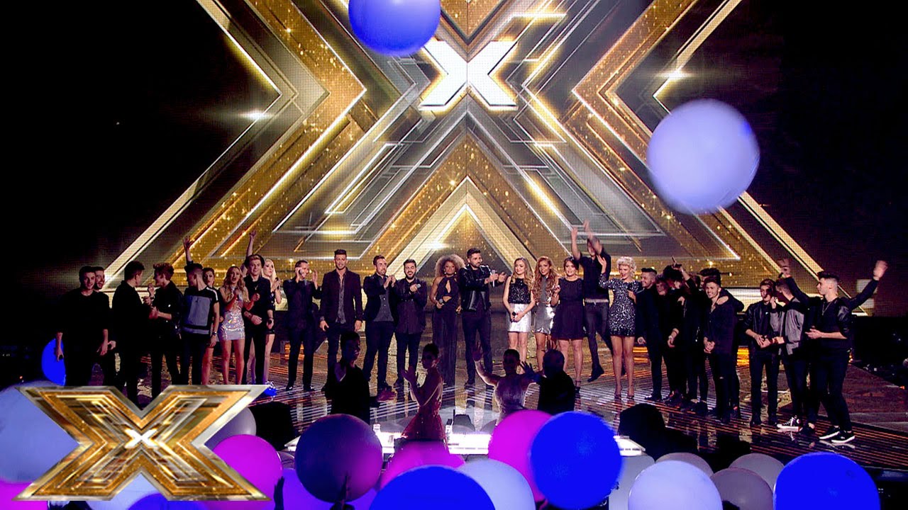 The Final 16 sing What A Feeling | The Final Results | The X Factor UK 2014