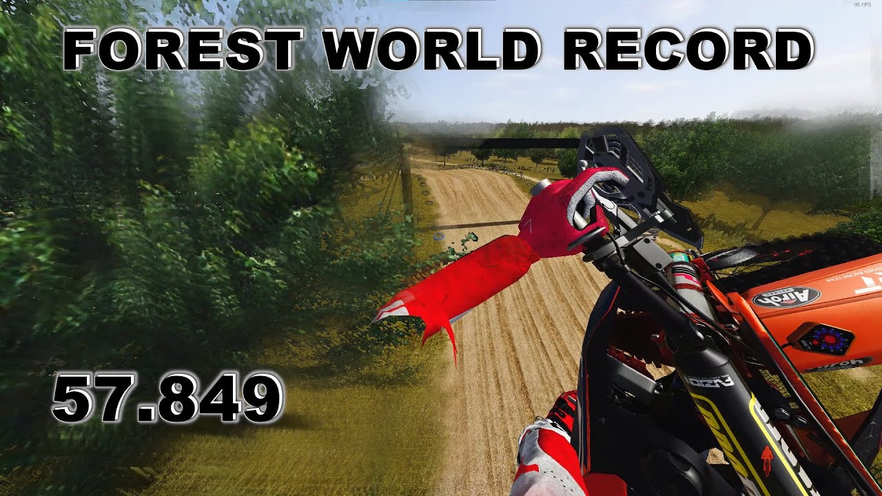 FOREST RACEWAY WORLD RECORD LAP UNDER 58!! IN MX BIKES (57.849) (outdated)