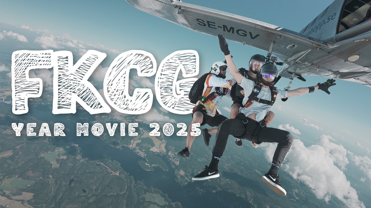 FKCG Årsfilm 2025 | Fallskärmshoppning i Vårgårda/Näsinge | Skydive Sweden