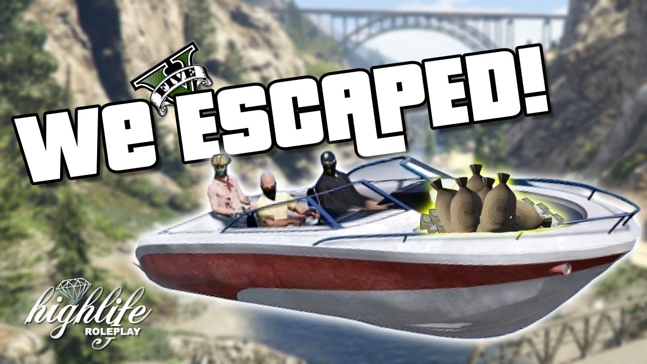 Bank Heist Escape Plan Actually Worked in GTA 5 RP [ Highlife RP ]