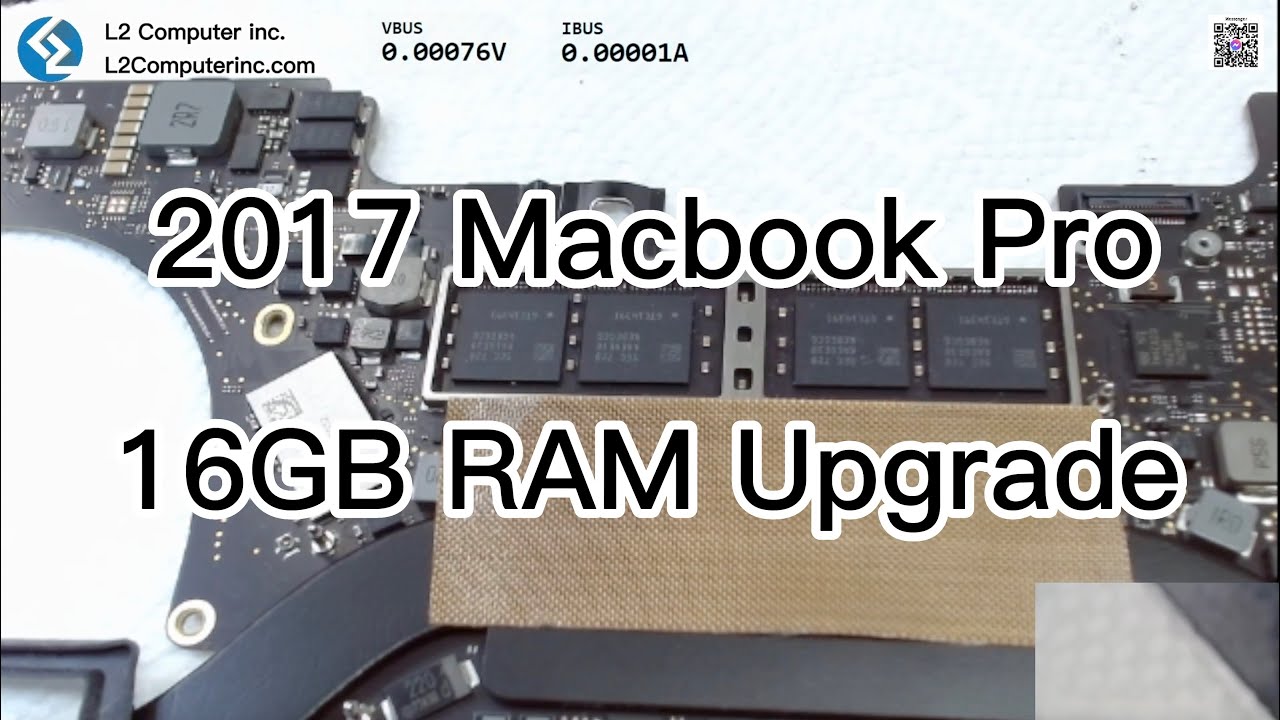 Обновление оперативной памяти на 16 ГБ — Macbook Pro 13