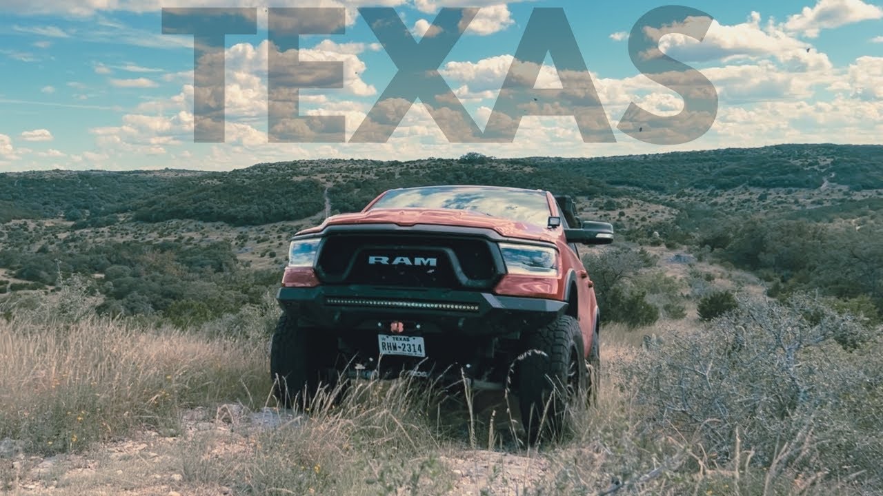 Texas Hill Country Overlanding with dogs | Relaxing ASMR Camping | Ram Rebel 1500