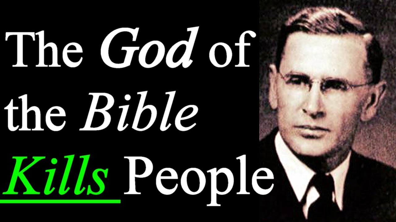 The God of the Bible Kills People / A Classic Sermon - Evangelist Rolfe Barnard