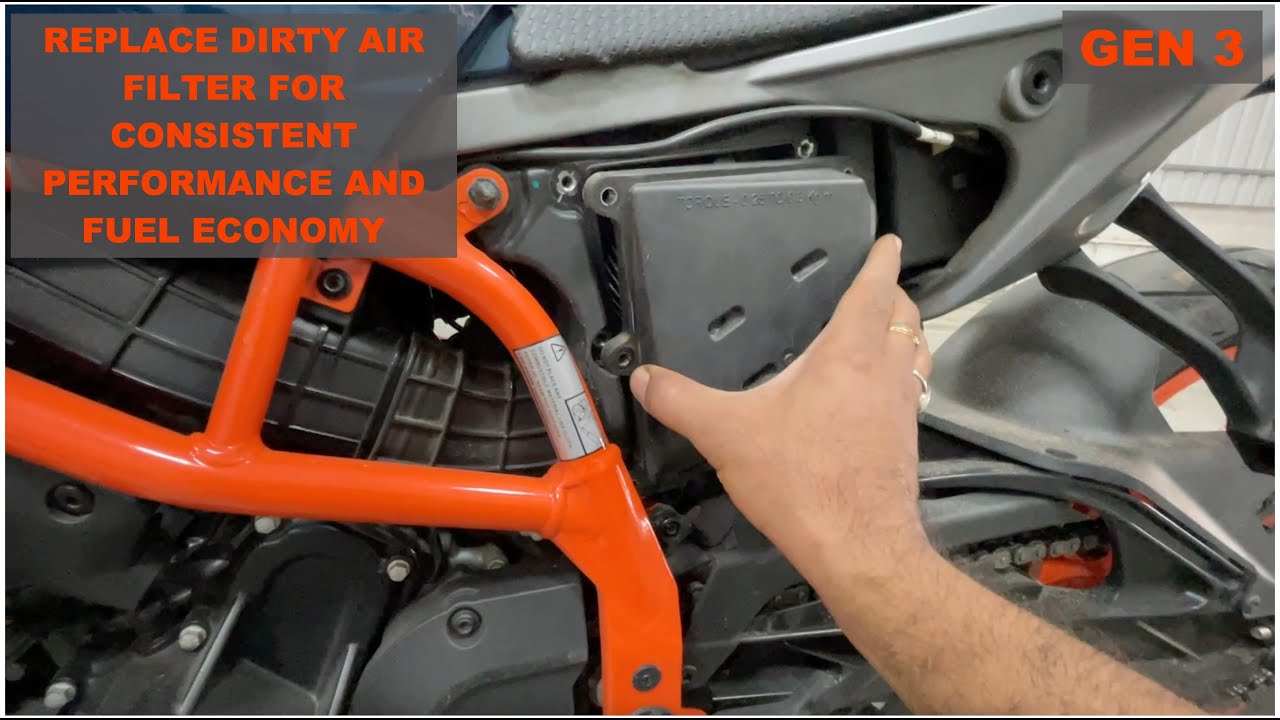 Air Filter Getting Dirty Too Soon | Condition After 2000 Kms | KTM Duke 390 Gen 3 | D I Y