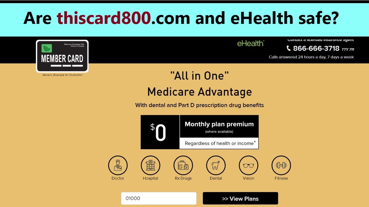 thiscard800.com - scam or legit? My review about eHealthinsurance!
