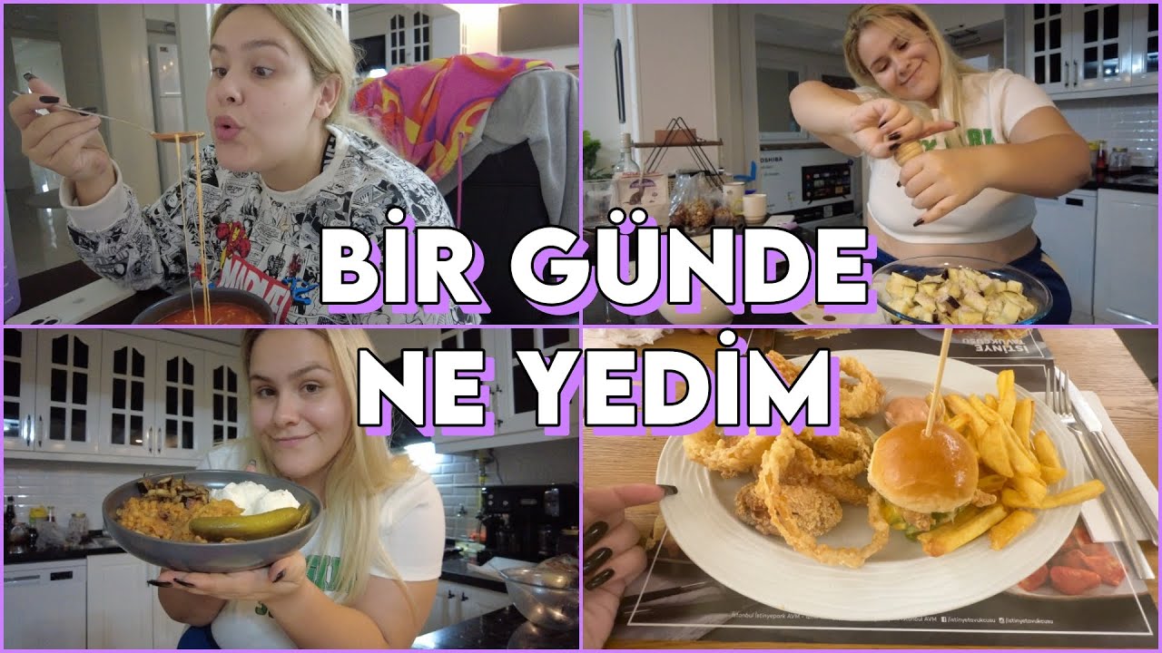 EX-TÜP MİDELİ BİR GÜNDE NE YİYOR - EN SEVDİĞİNİZ SERİ GERİ DÖNDÜ! BİR GÜNLÜK GERÇEKÇİ BESLENME