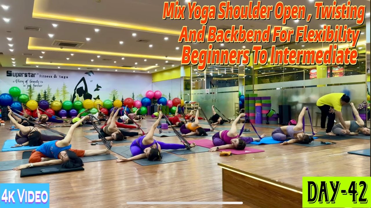 DAY-42 Mix Yoga Shoulder Open, Twisting And Backbend For Flexibility | Master Ranjeet Singh Bhatia |