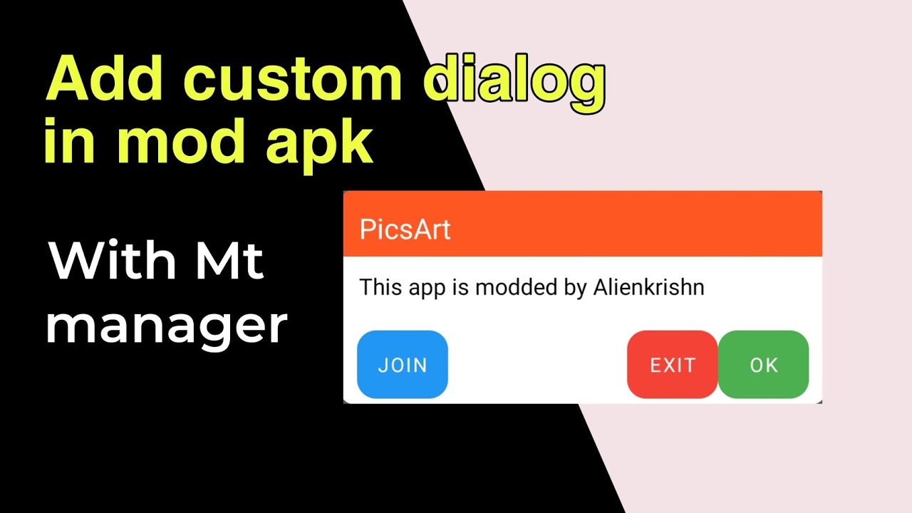 How to Add Custom Dialog in Mod APK using MT Manager | Modding Tutorial 🚀(Hindi)