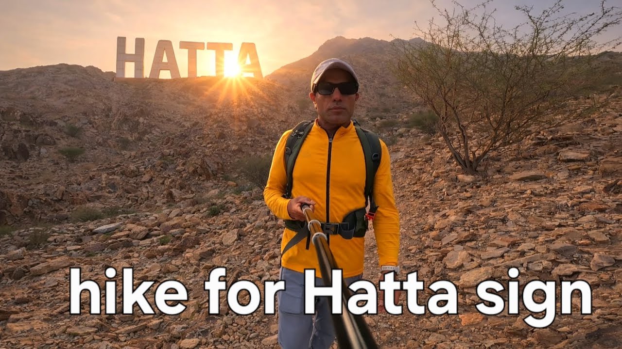 A beautiful and relaxing hike for Hatta sign#dubai 