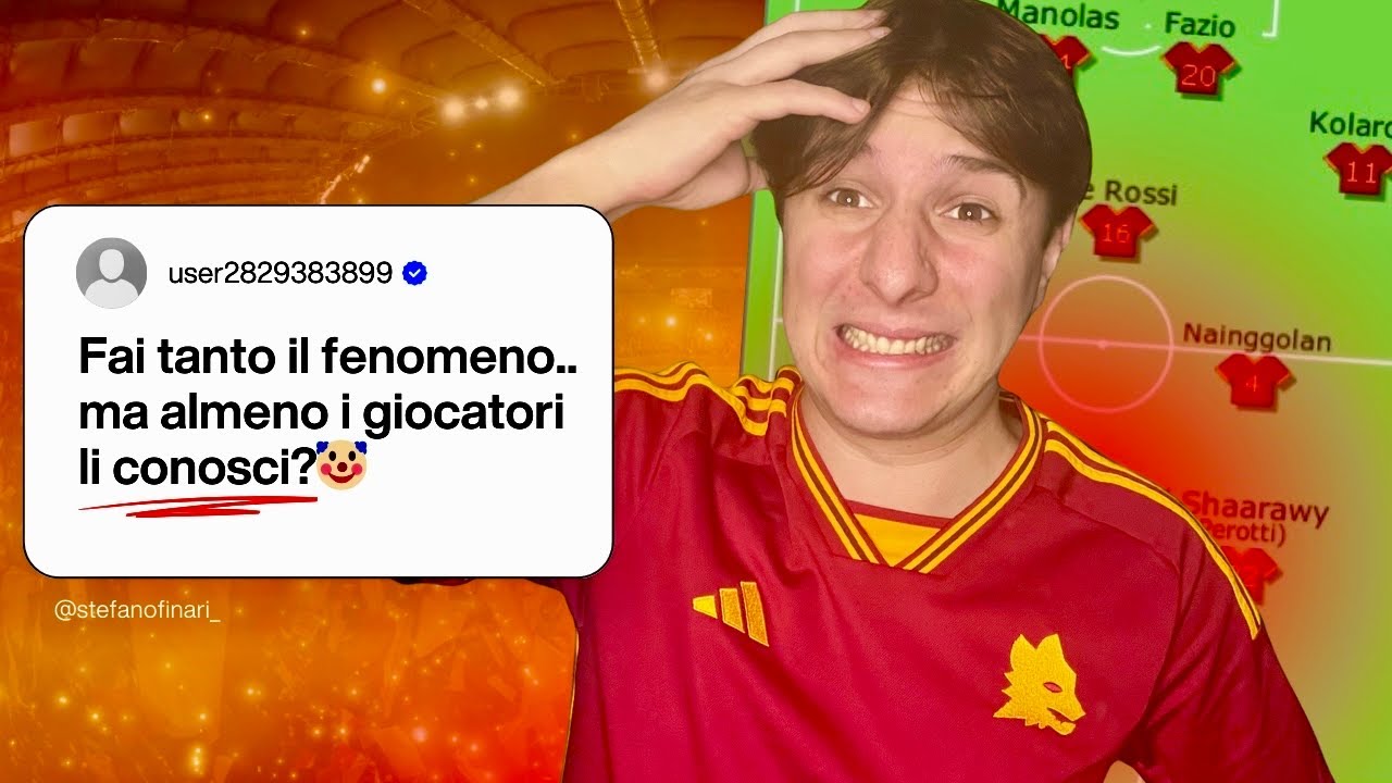 QUANTE FORMAZIONI DELLA ROMA RICORDO?? QUIZ CALCIO