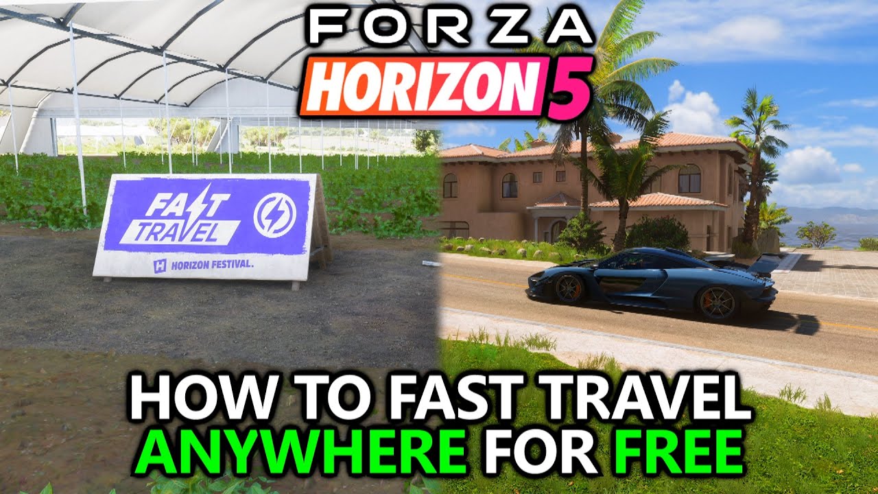 Forza Horizon 5 - Fast Travel ANYWHERE for FREE (How to)