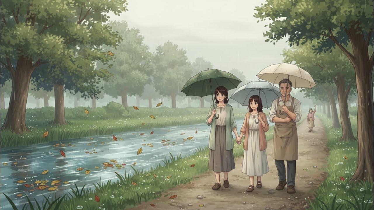 Rainy Morning Tea by the Window ☕🌧️ | Ghibli-Style ASMR 