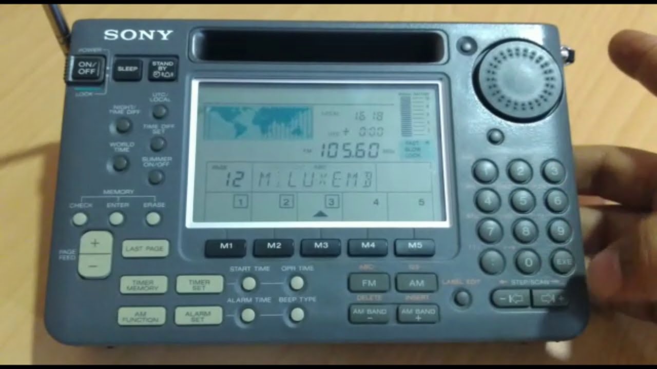 راديو سوني اي سي اف اس دبيلو ٥٥ Radio Sony icf_ sw 55