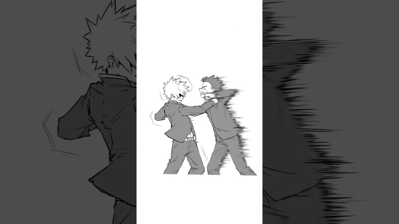 Кацуки без причуды AU P.9 (комикс &laquo;Моя геройская академия&raquo;)