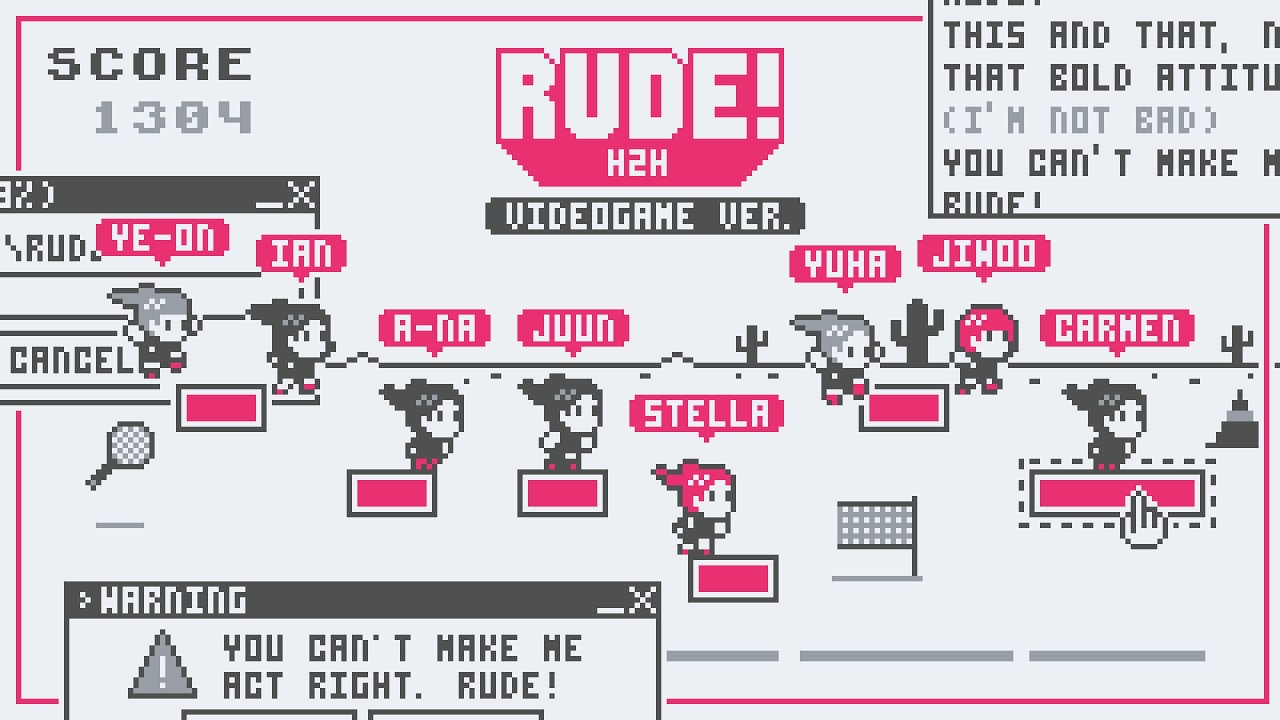 Hearts2Hearts 하츠투하츠 'RUDE!' (Videogame Ver.)