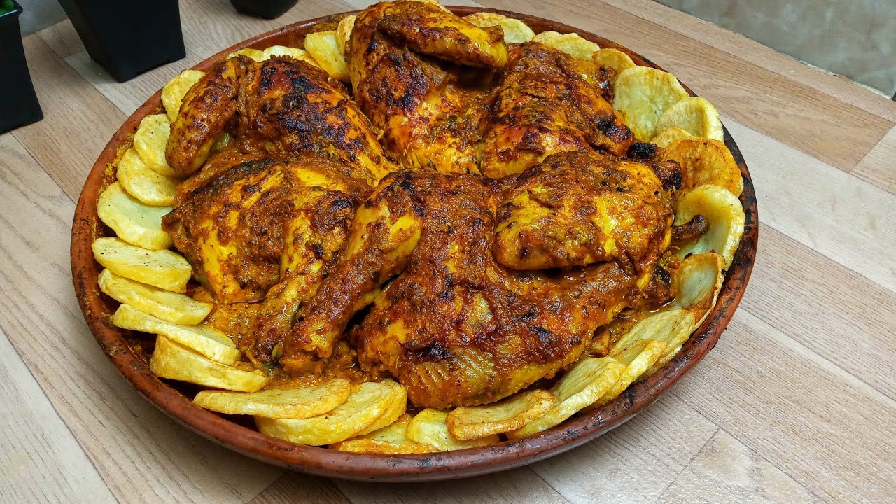 دجاج محمر و مجمر فطاجين تع الفخار و تتبيلة مميزة وصفة تهبل جربوها متندموش