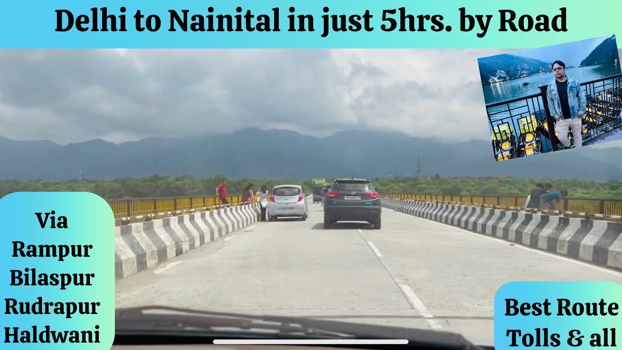Delhi to Nainital in just 5hrs. | Rampur | Rudrapur | Haldwani #nainital 