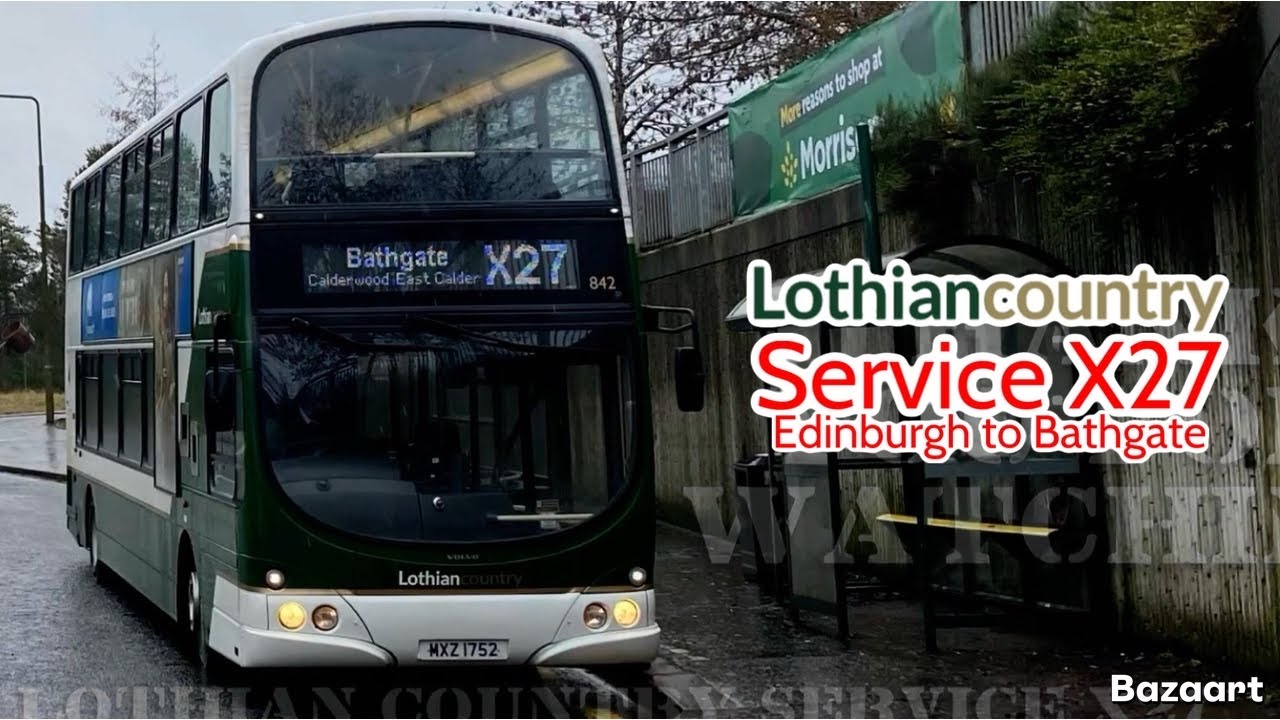 FRV; Lothian Country Service X27 • Edinburgh to Bathgate • Gemini 842 MXZ1752 (21/1/24)