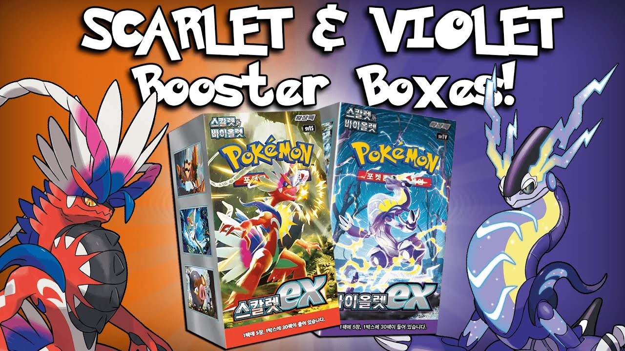 Opening a Scarlet and Violet Booster Box!