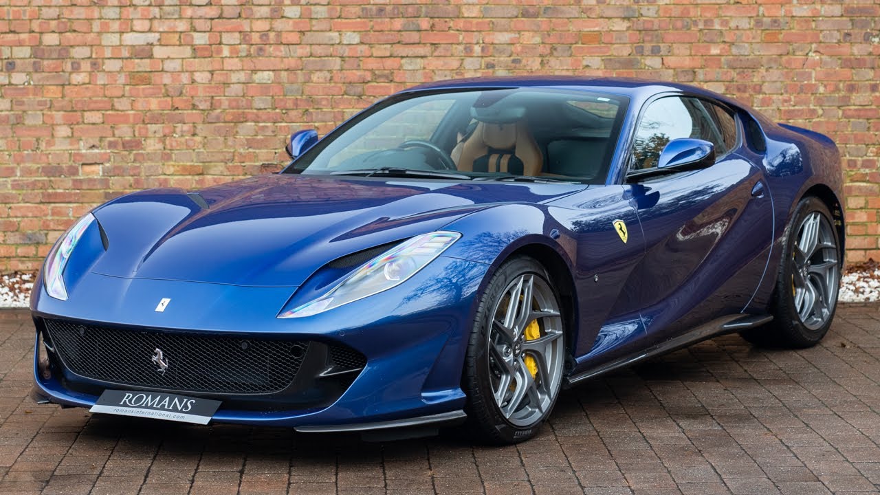 2019 Ferrari 812 Superfast - Blu Tour De France - Walkaround & Interior [4K]